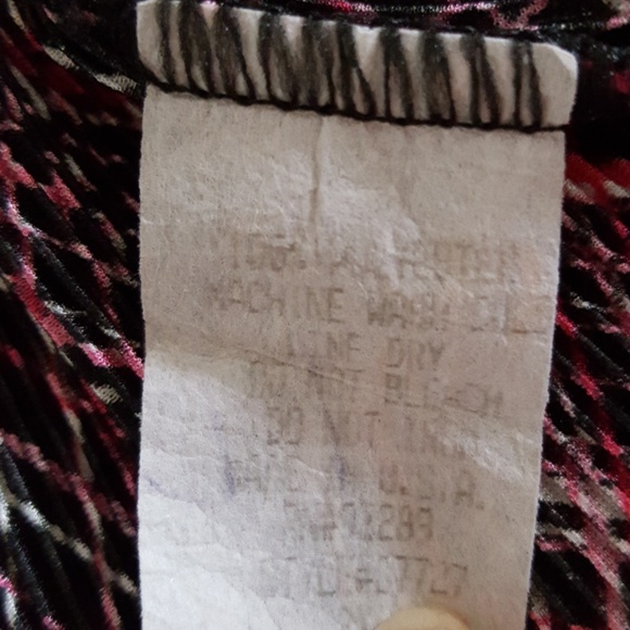 - Ninety Woman 2 Piece Polyester Plaid Skirt & Top - Picture 6 of 6